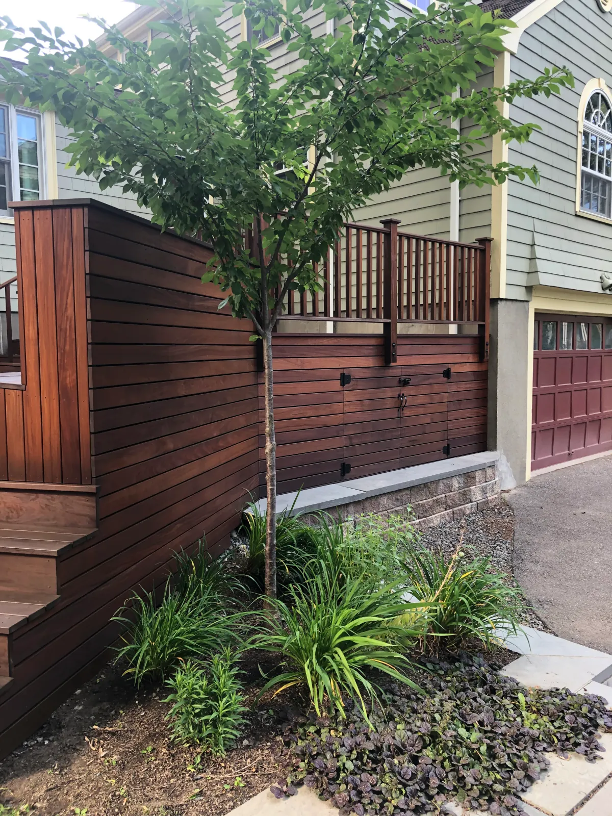 Deck after restoration and sealing — rich even finish